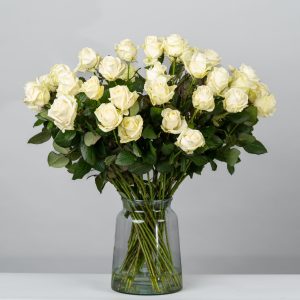 Boeket Rozen Wit